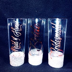 Bride shot glasses